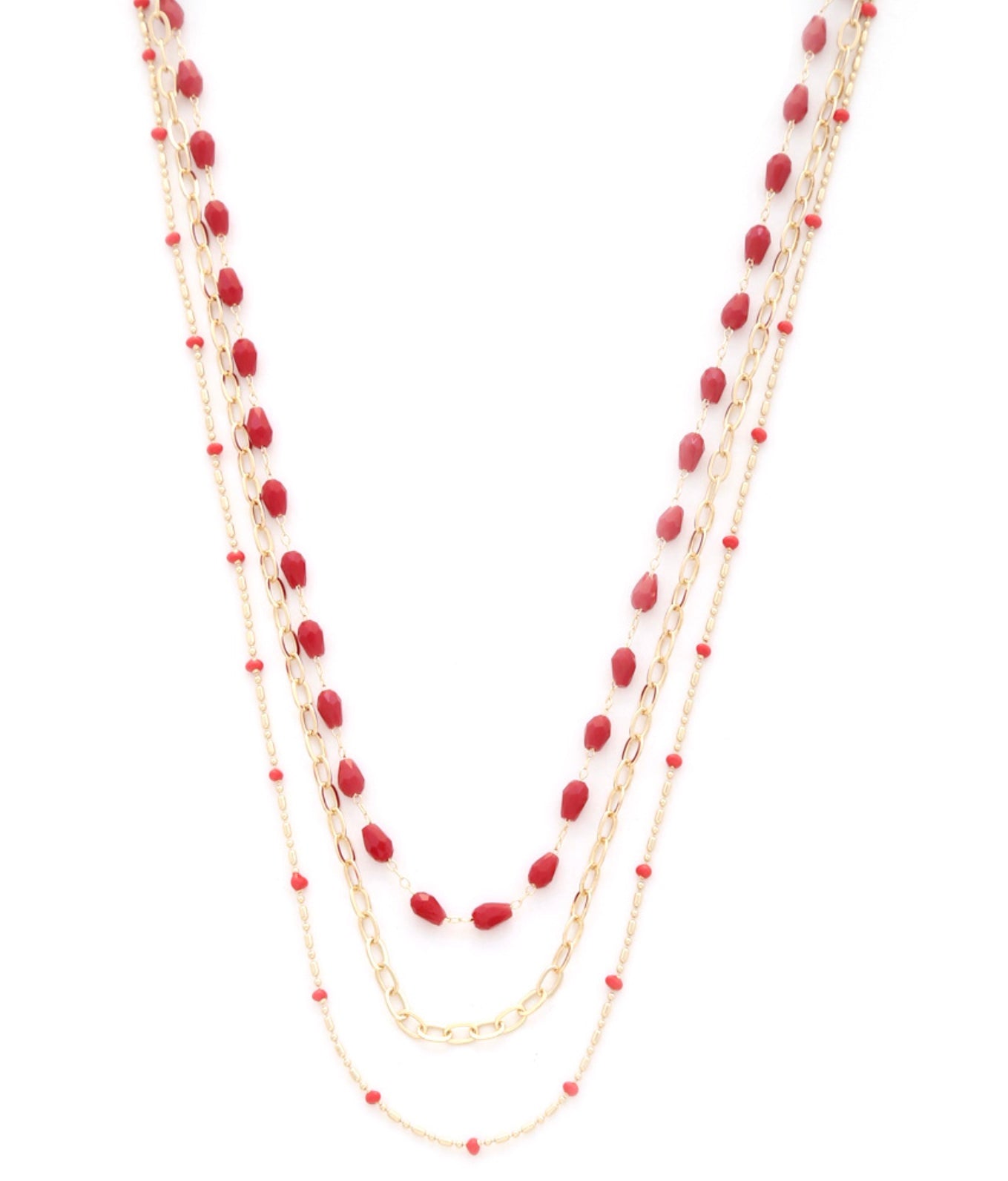Beaded Layered Necklace