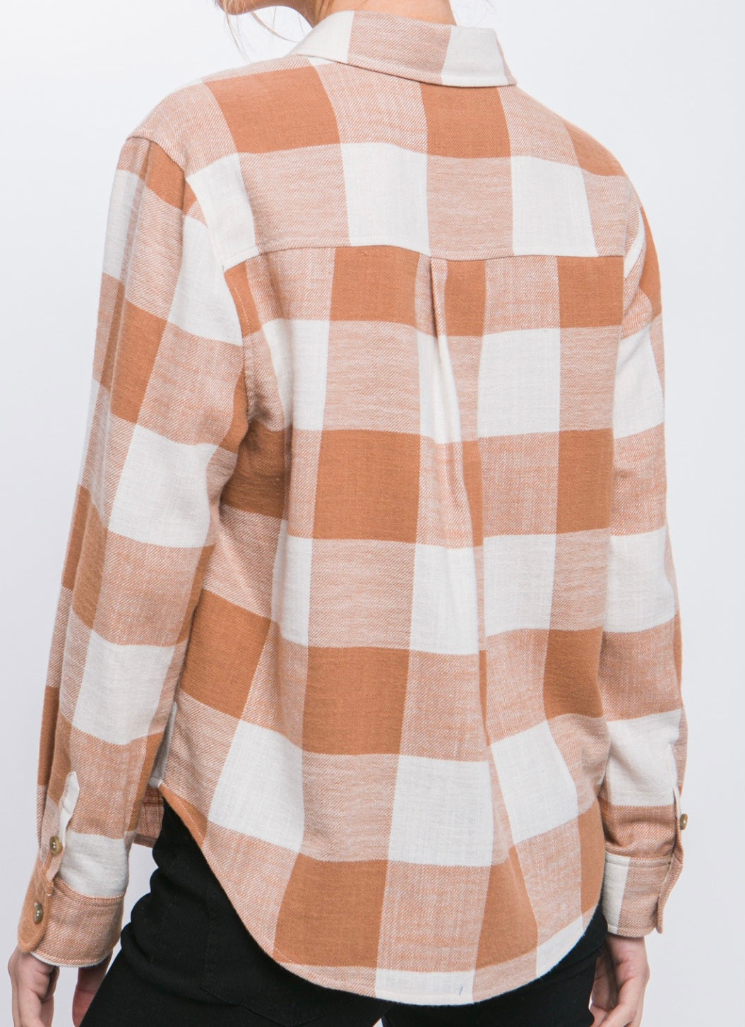 Santi Plaid Button Down - Size L