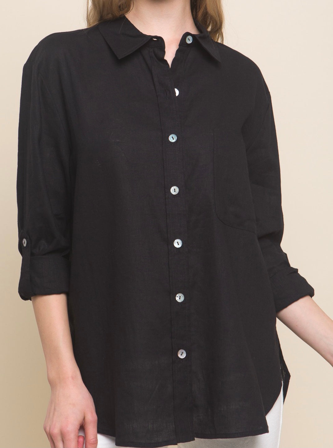 Andres Linen Button Down