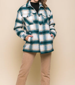 Jacob Plaid Jacket with Sherpa Lining