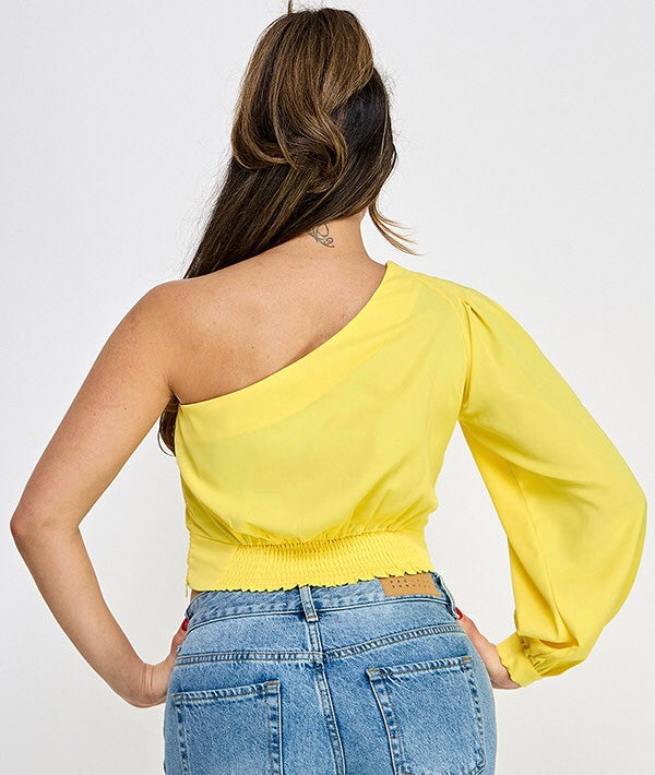 Andres One Shoulder Blouse