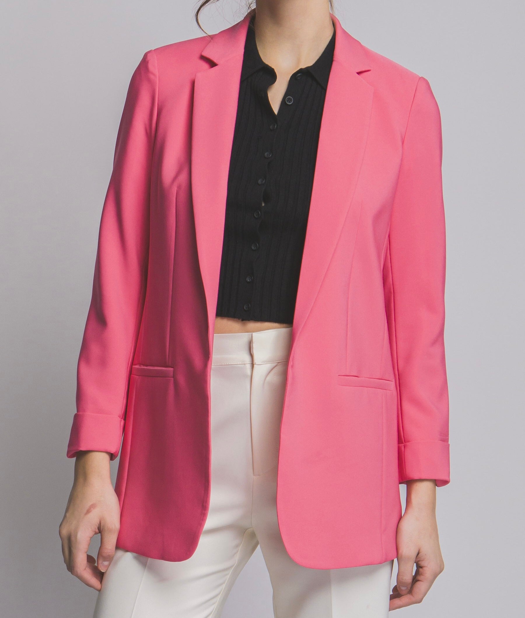 Zuleyka Solid Vertigo Blazer (Multiple Colors Available)