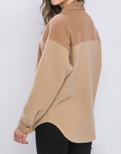 Scarly Sherpa Fleece Shacket