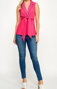 Elvia Blazer Top