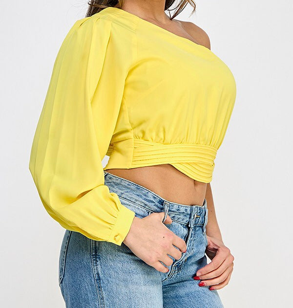 Andres One Shoulder Blouse