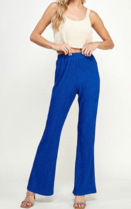 Jaden Plissé Flare Pants - Size L