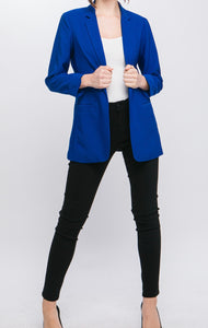 Zuleyka Solid Vertigo Blazer (Multiple Colors Available)