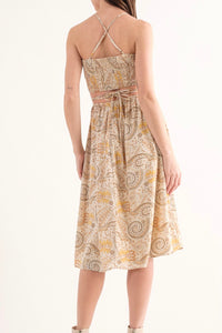 Dee Paisley Print Skirt Set