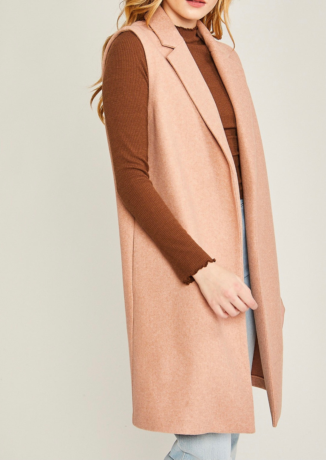 Angelica Long Line Vest