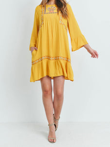 Sarah Embroidered Flowy Dress