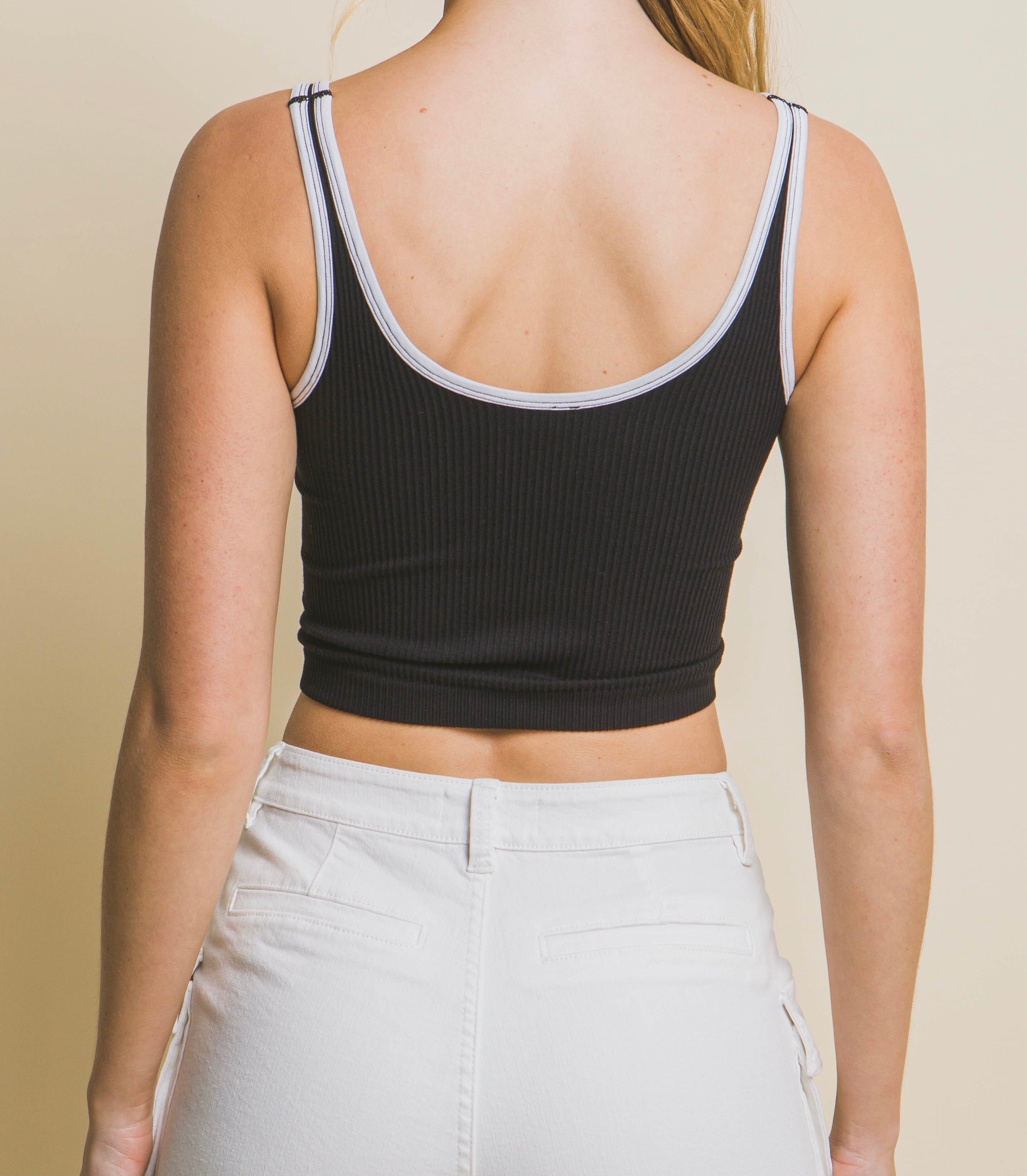 La Básica Contrast Edge Tank