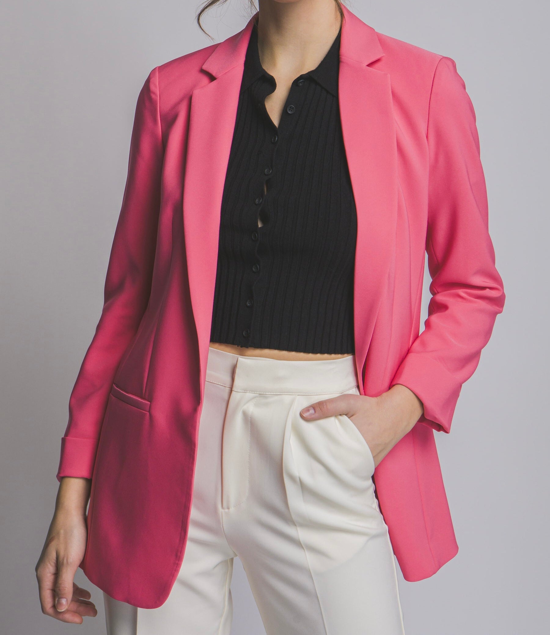 Zuleyka Solid Vertigo Blazer (Multiple Colors Available)