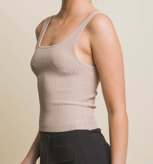 La Básica Square Neck Top (Multiple Colors Available)