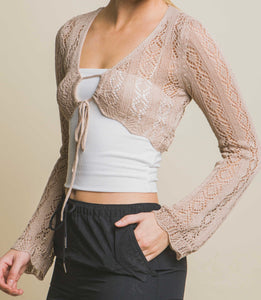 Angie Knitted Crop Top - Size S