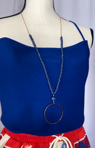 Blue Long Necklace