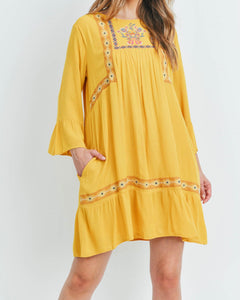 Sarah Embroidered Flowy Dress