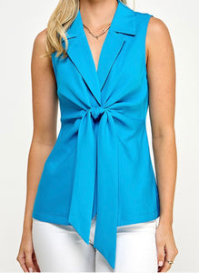 Elvia Blazer Top