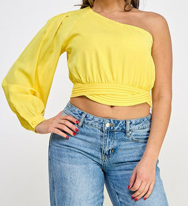 Andres One Shoulder Blouse