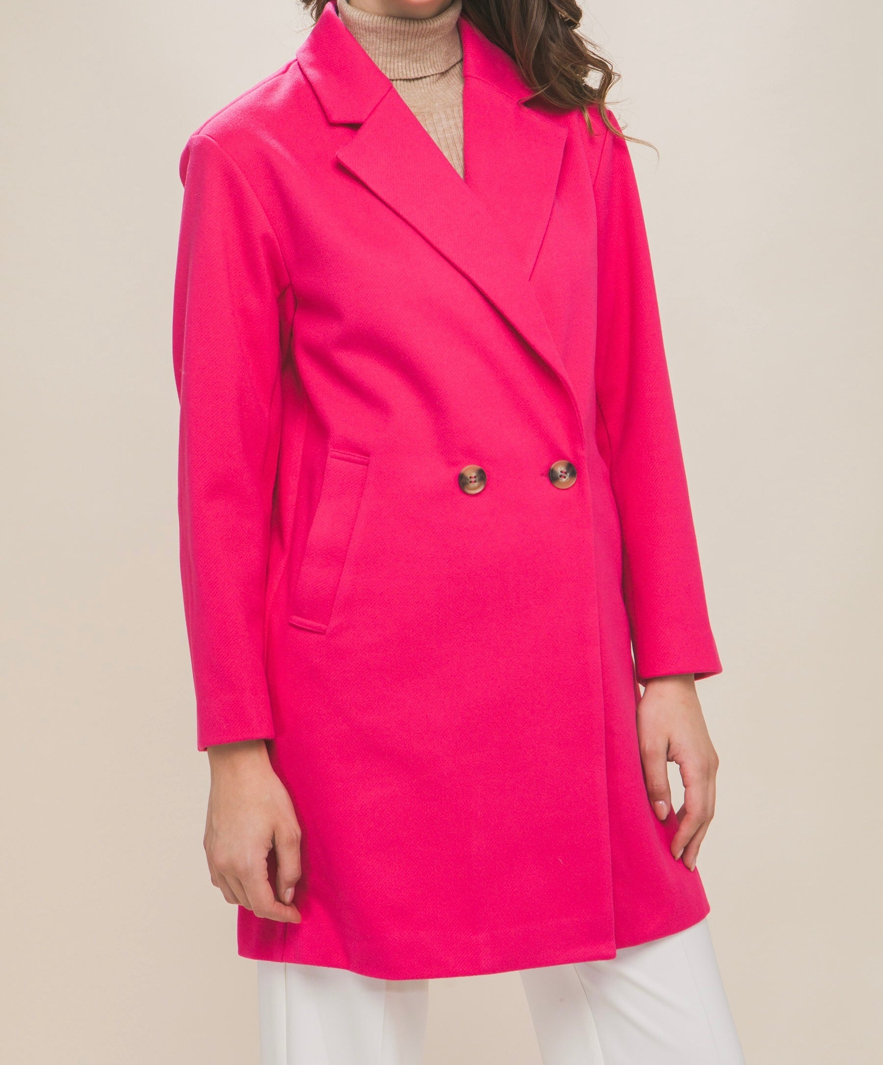 Luna Double Breasted Coat - Size L