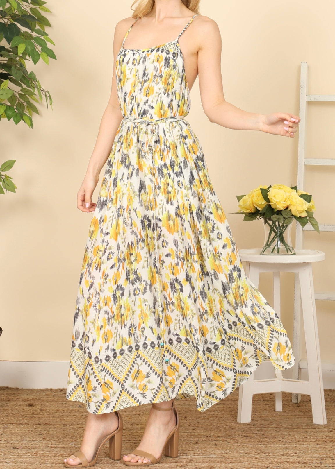 Elvia Floral Maxi Dress