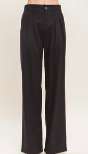 Andres Linen Tailored Pants