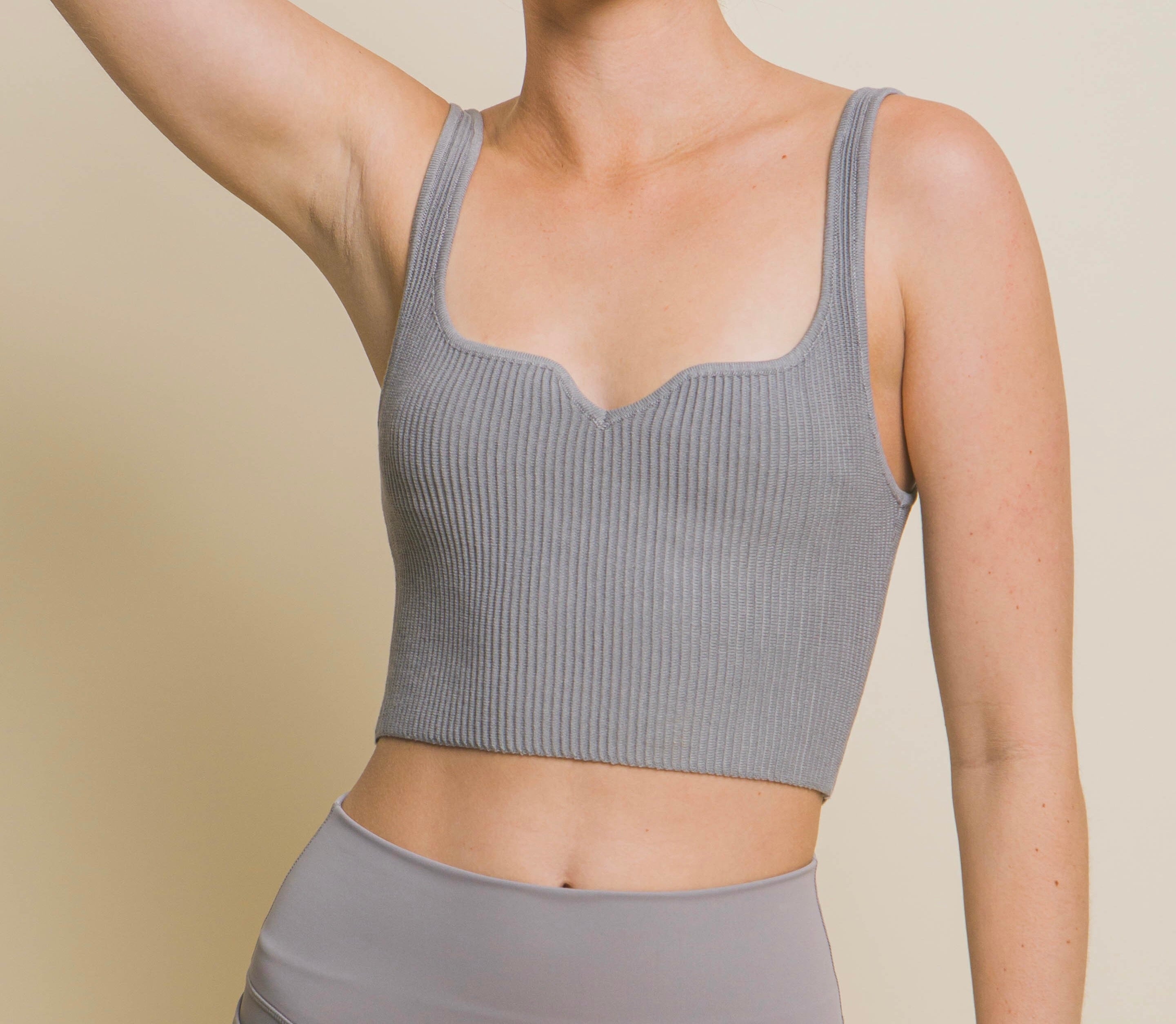 La Básica Sweetheart Knit Top (Multiple Colors Available)