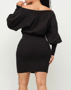 Elvia Off Shoulder Mini Dress
