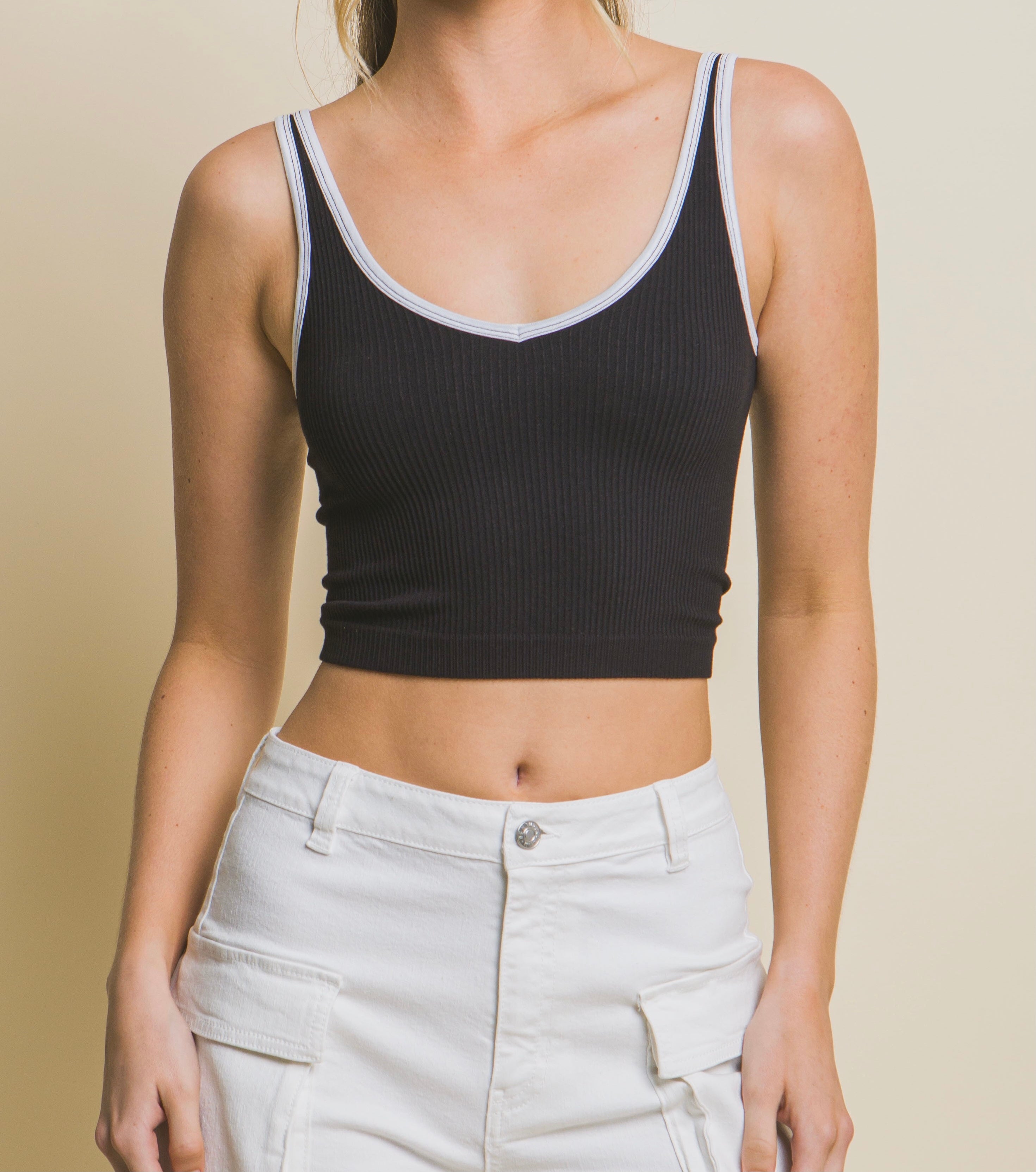 La Básica Contrast Edge Tank