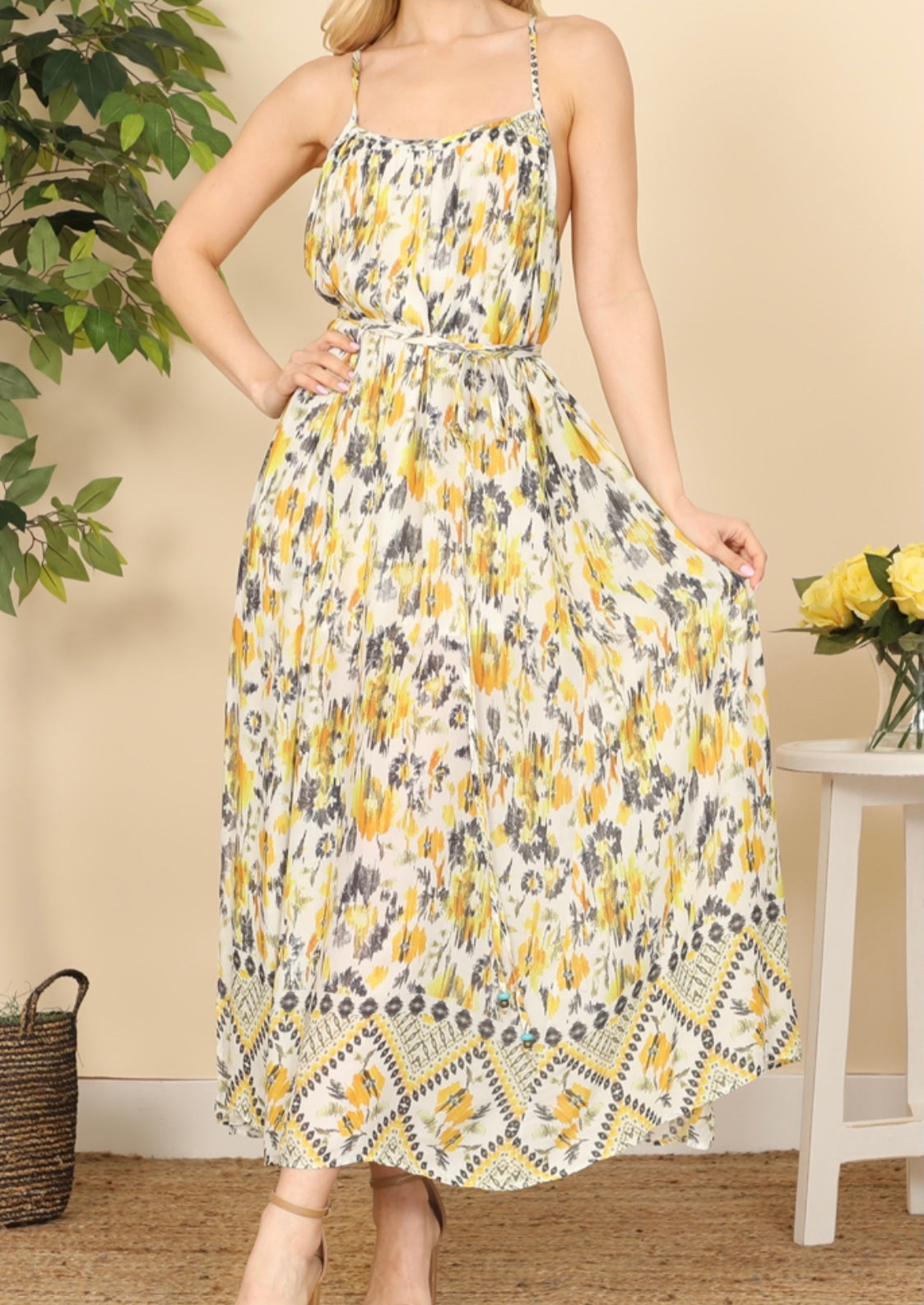 Elvia Floral Maxi Dress