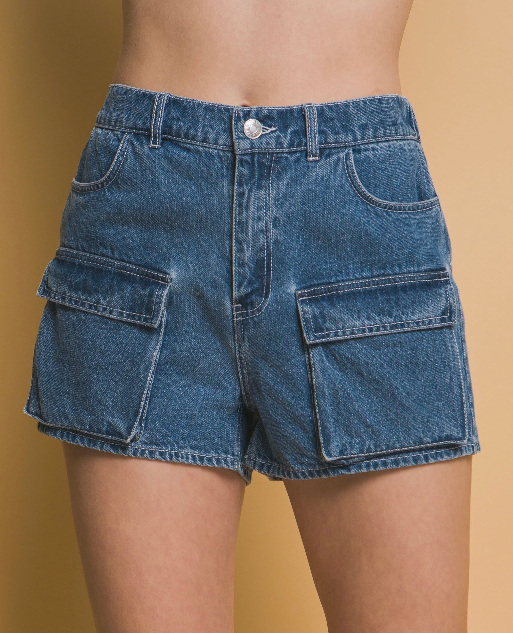 Julian Cargo Denim Shorts