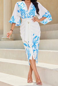 Julian Printed Midi Dress