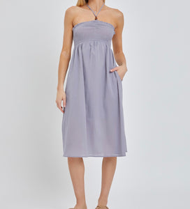 Luna Halter Midi Dress