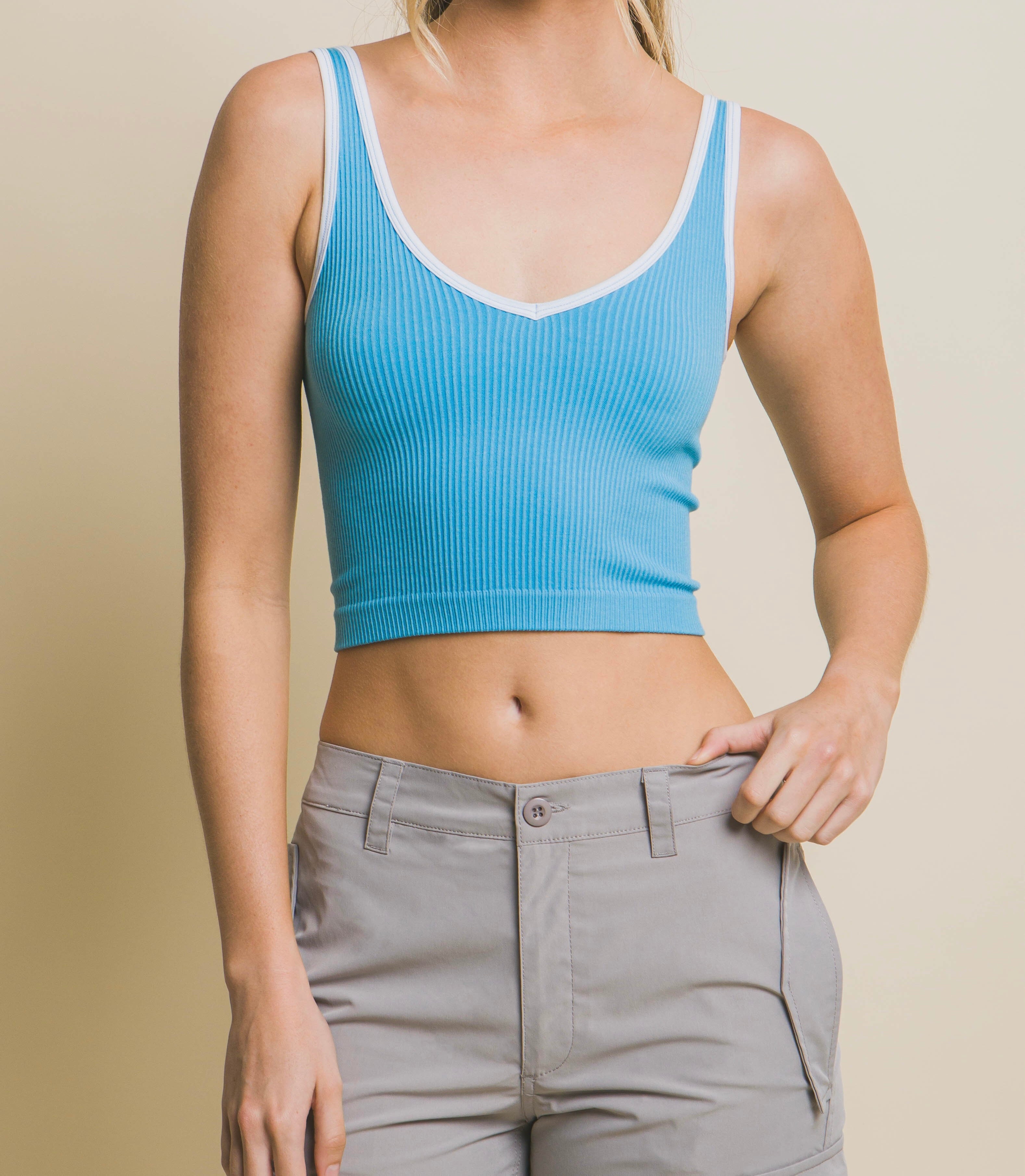 La Básica Contrast Edge Tank