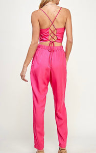 Derrick Purple Cami Set