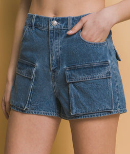 Julian Cargo Denim Shorts