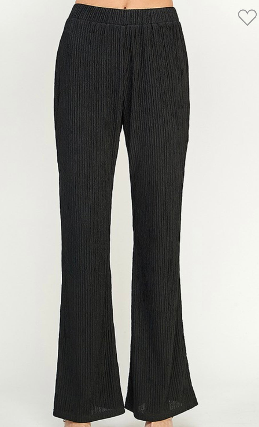 Jaden Plissé Flare Pants - Size L