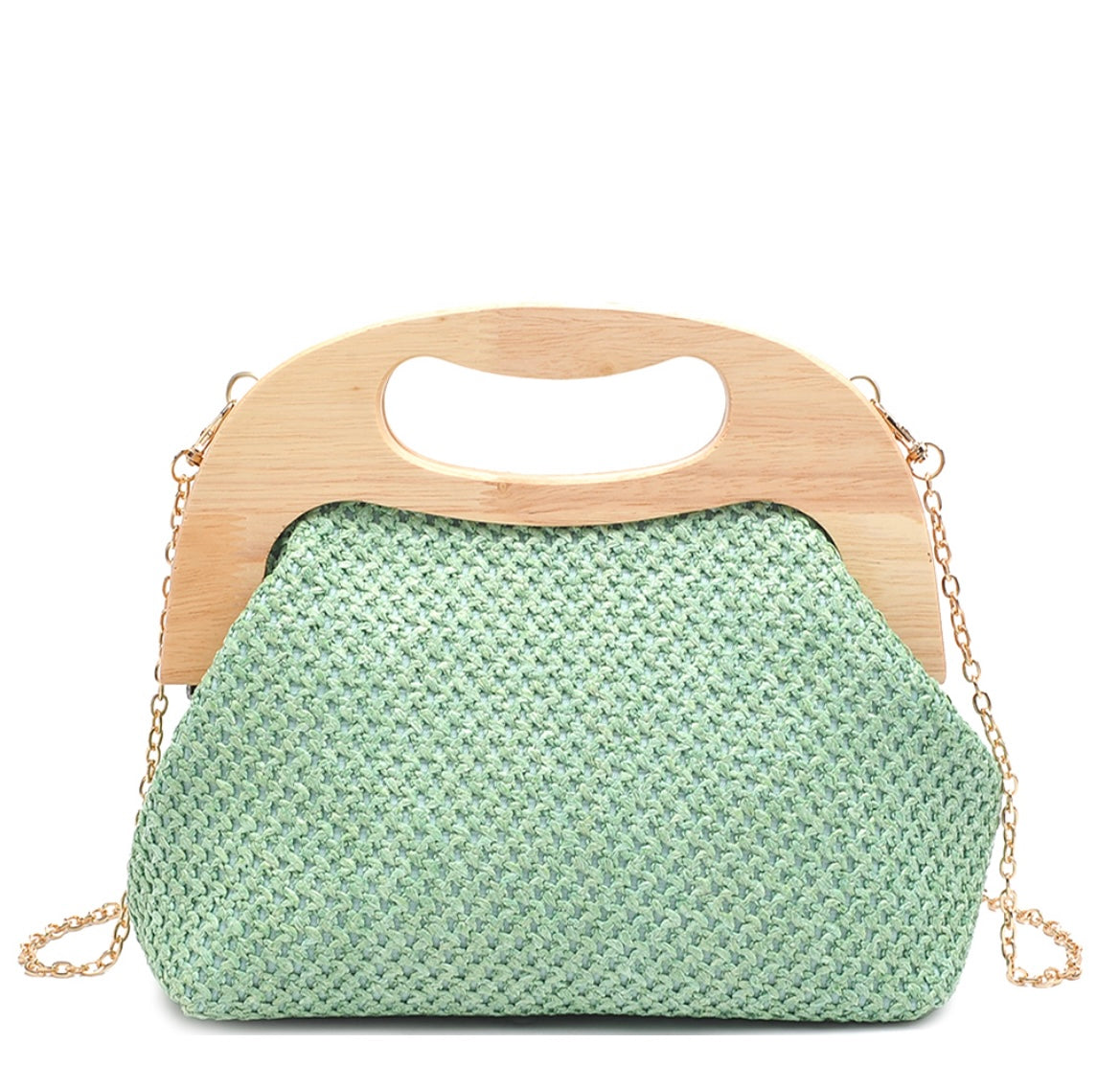 Scarly Chic Straw Crossbody Bag (Multiple Colors Available)