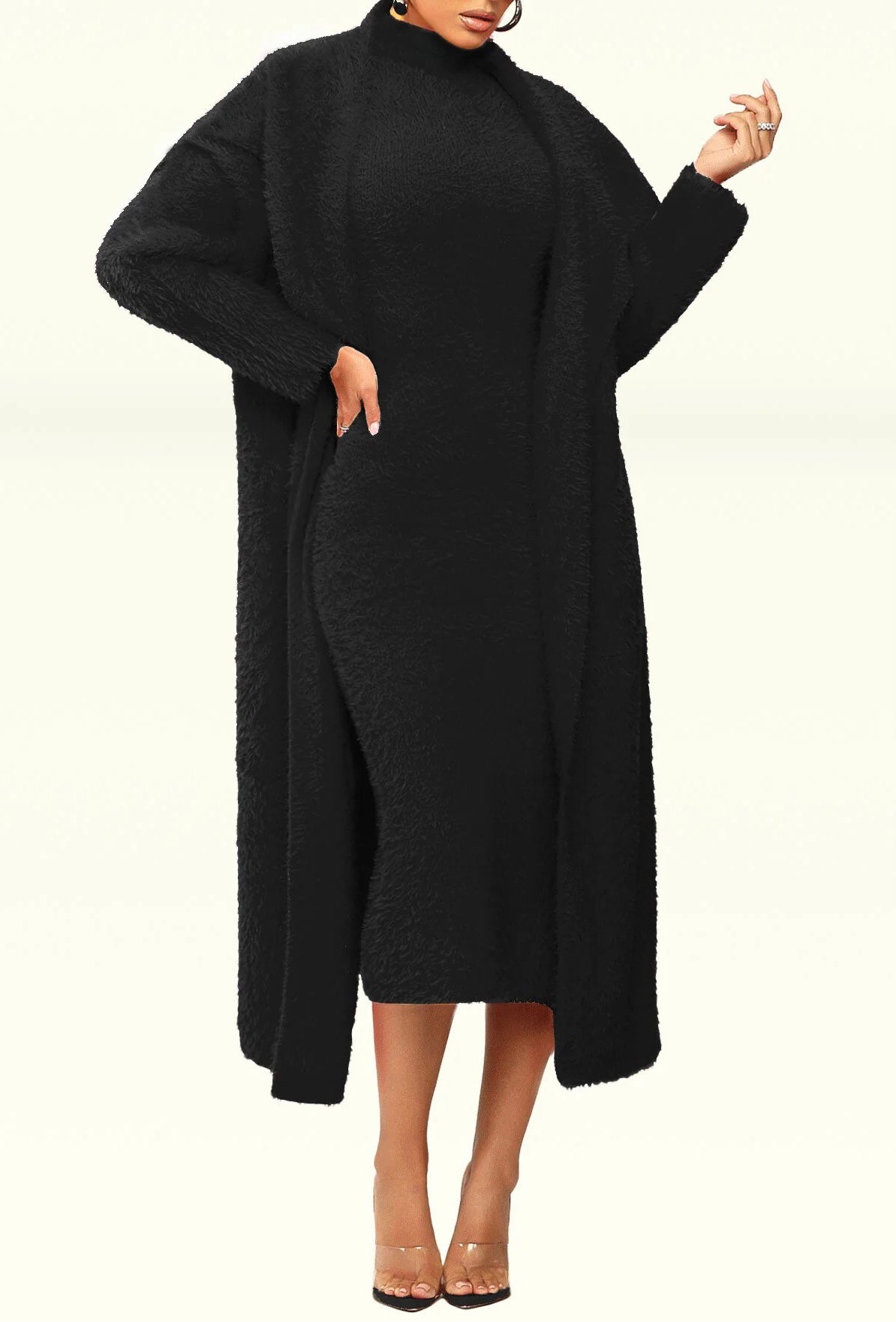 Jaden Dress + Cardigan Set