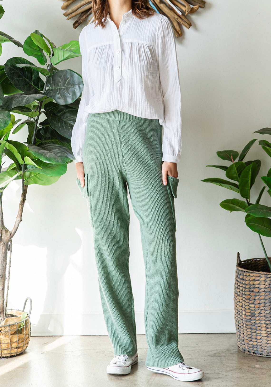 Nate Lounge Knit Pants - Size L