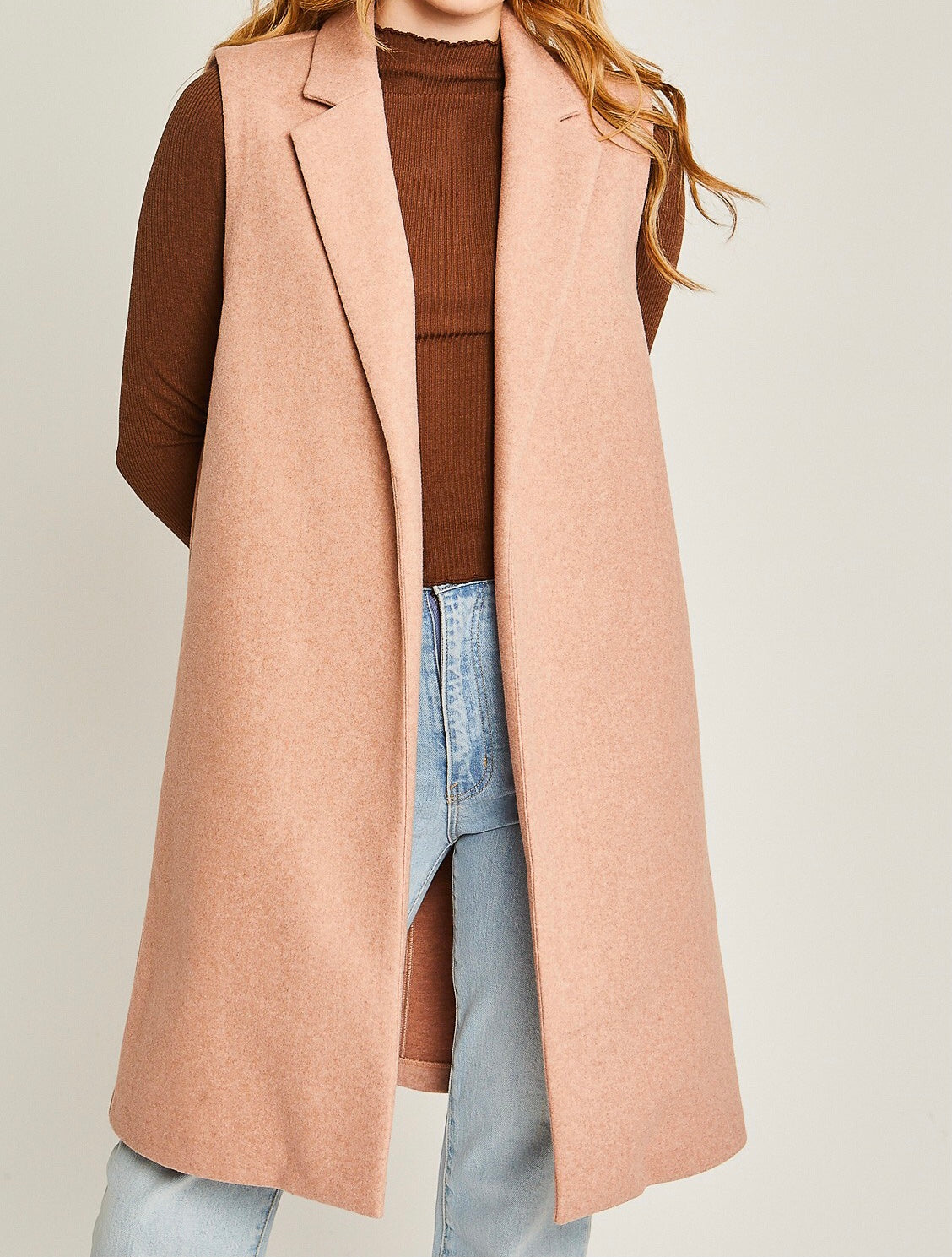 Angelica Long Line Vest