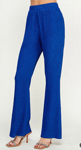 Jaden Plissé Flare Pants - Size L
