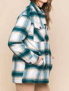 Jacob Plaid Jacket with Sherpa Lining