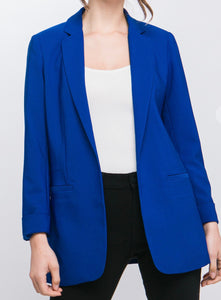 Zuleyka Solid Vertigo Blazer (Multiple Colors Available)