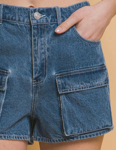 Julian Cargo Denim Shorts
