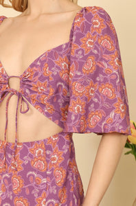 Nina Front Cut-Out Maxi Dress