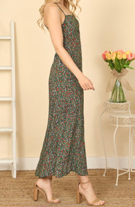Angelica Open Back Floral Maxi