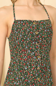 Angelica Open Back Floral Maxi