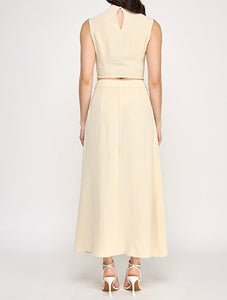Angie Red Skirt Set - Size L