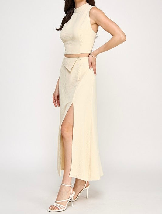Angie Red Skirt Set - Size L
