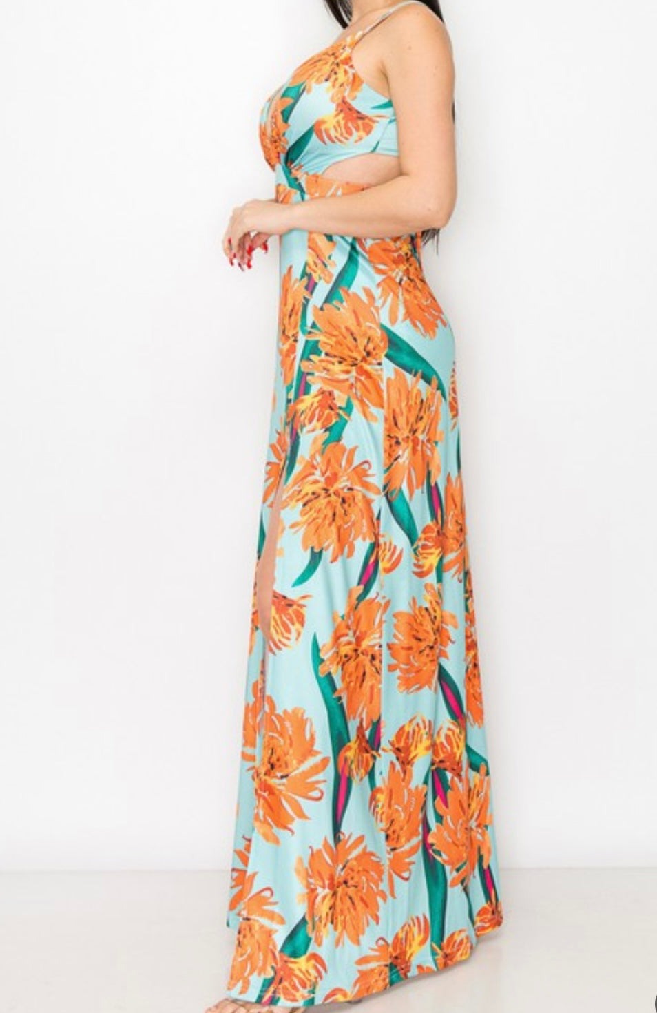 Santi Printed Maxi Dress